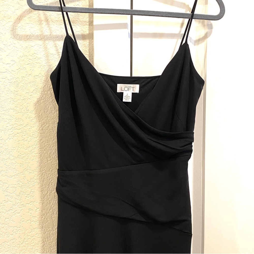 Loft Basic Black Spaghetti Strap Dress - Women’s … - image 6